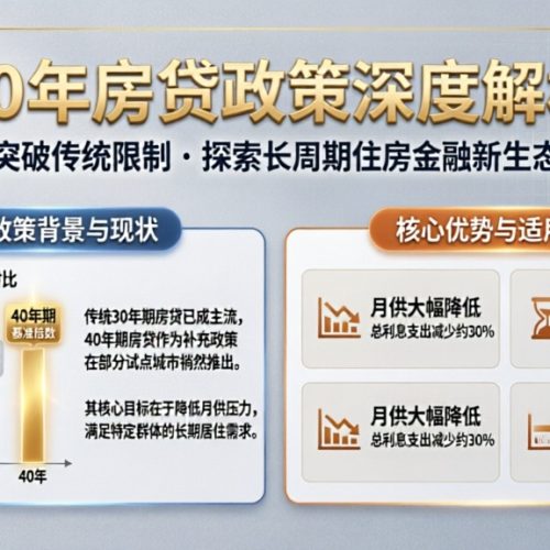 40年房贷来了？房地产还有救吗？烂尾楼怎么处理？